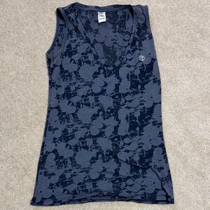 Zumba - Stylish Blue Patterned Women's Top - size M